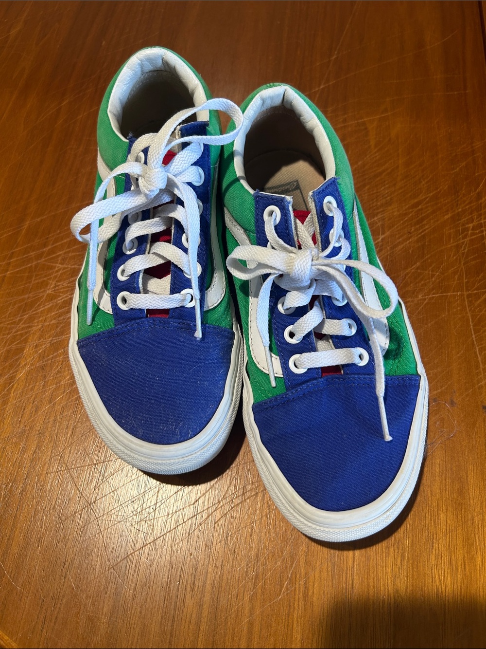 Multi-Color Lace-Up Vans